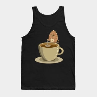 Vegan Vaganer Almond Milk Organic Milk Coffee Tank Top